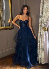 Midnight Shine Gown - Navy