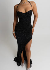 In The Spotlight Maxi Dress - Black