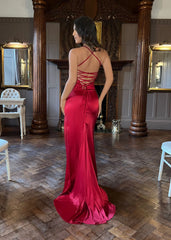Worth Waiting For Cross Back Gown - Red