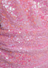 Head Over Heels Sequin Mini Dress - Pink