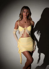 Palm Paradise Two Piece - Yellow