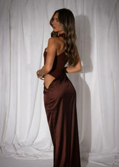 Back To You Maxi Dress - Brown
