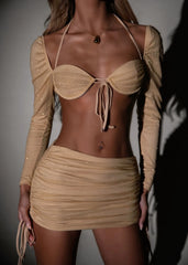 Secret Sounds Two Piece - Gold