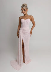 Beauty Treasure Strapless Gown - Pink
