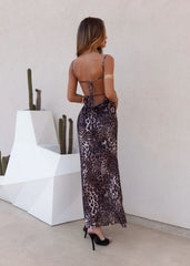Trendsetter Maxi Dress - Leopard Print
