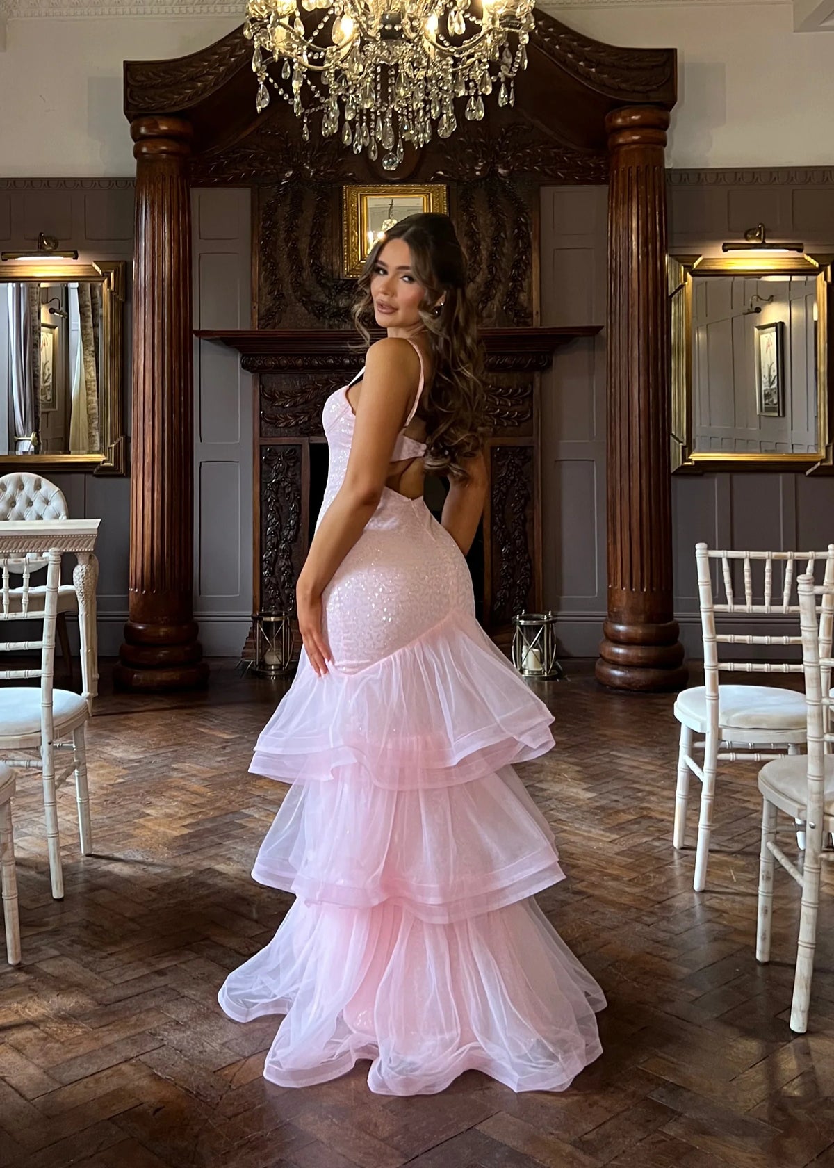 Infectious Energy Sequin Gown - Pink