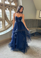 Midnight Shine Gown - Navy